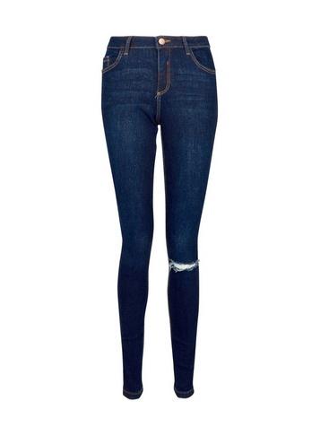 Dorothy Perkins *tall Indigo Wash Darcy- Skinny Ankle Grazer Jeans