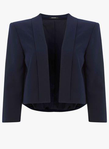 Dorothy Perkins *roman Originals Navy Crepe Jacket