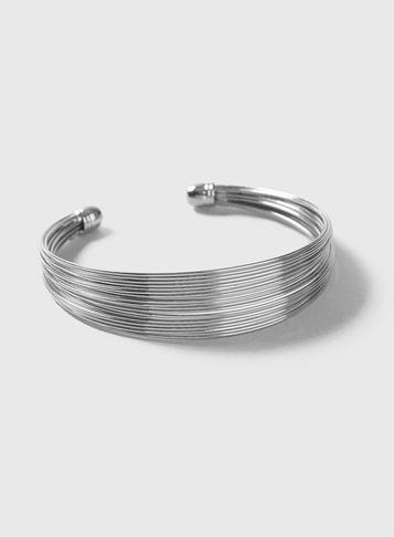 Dorothy Perkins Silver Metal Cuff Bracelet