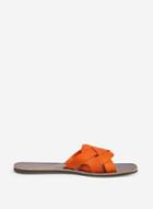 Dorothy Perkins Orange 'faro' Mules