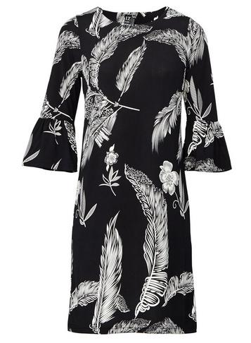 Dorothy Perkins *leaf Print Shift Dress