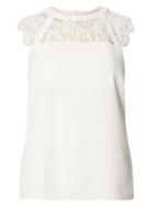 Dorothy Perkins Ivory Lace Detail Top