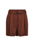 Dorothy Perkins Brown Belted Shorts
