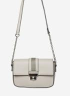 Dorothy Perkins Grey Chain Trim Cross Body Bag