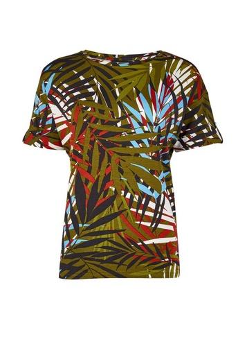 Dorothy Perkins Khaki Palm Print Utility Top