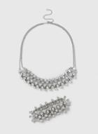 Dorothy Perkins Rhinestone Necklace And Bracelet Set