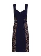 Dorothy Perkins *little Mistress Navy Panelled Bodycon Dress