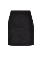 Dorothy Perkins Black Suedette Mini Skirt