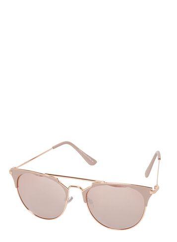 Dorothy Perkins Rose Gold Brow Bar Sunglasses