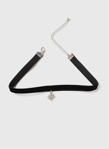 Dorothy Perkins Black Star Drop Choker