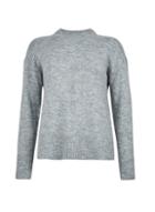 Dorothy Perkins Light Grey Spandex Crew Neck Jumper