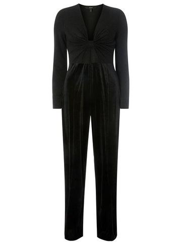 *vero Moda Black Glitter Twist Jumpsuit