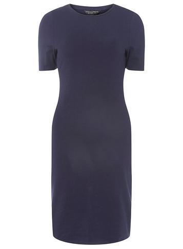 Dorothy Perkins Navy Cotton Bodycon Dress