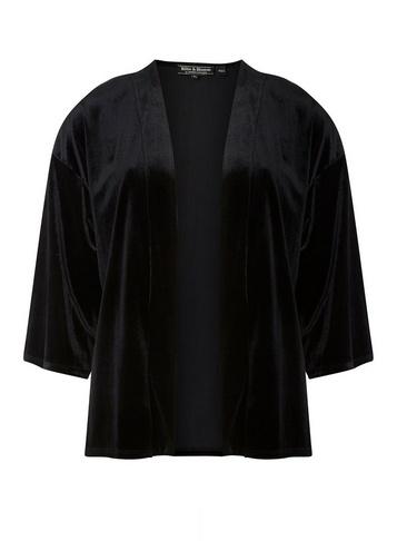 Dorothy Perkins *billie & Blossom Black Velour Jacket