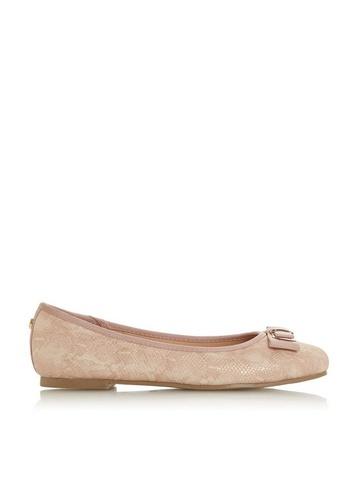 *head Over Heels By Dune Nude Hayleigh Ladies Flat Pumps