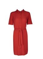 Dorothy Perkins Red Terracotta Short Sleeve Shirt Dress