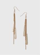 Dorothy Perkins Beaten Drop And Chain Earring