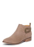 Dorothy Perkins Taupe 'mary' Western Ankle Boots