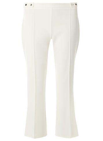 Dorothy Perkins White Pinstitch Crop Trouser