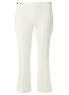Dorothy Perkins White Pinstitch Crop Trouser