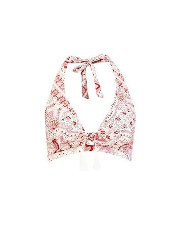 Dorothy Perkins *dp Beach Pink Paisley Print Bikini Top