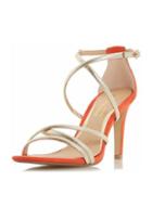 Dorothy Perkins *head Over Heels By Dune Gold 'maggda' High Heeled Sandals