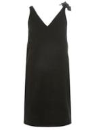 Dorothy Perkins *noisy May Black Knot Tie V-neck Shift Dress