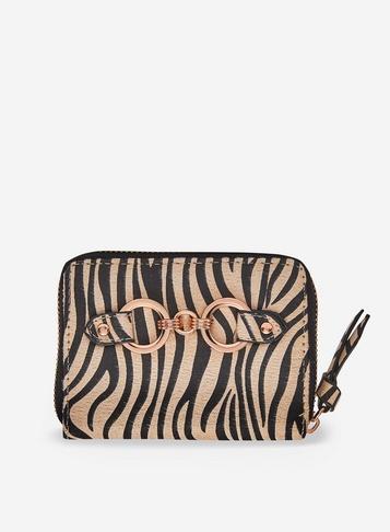 Dorothy Perkins Multi Colour Zebra Snake Print Mini Purse