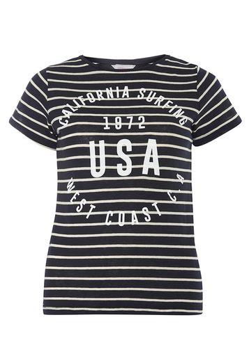 Dorothy Perkins Petite California Stripe Tee