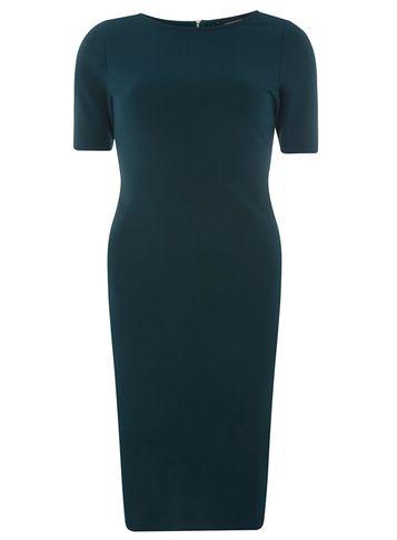 Dorothy Perkins Green Short Sleeve Bodycon Dress