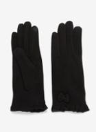 Dorothy Perkins Black Jersey Bow Glove