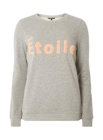 Dorothy Perkins *vero Moda Grey Etoile Sweatshirt