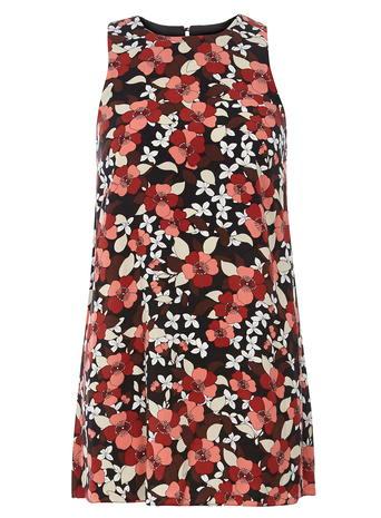 Dorothy Perkins Pink Floral Split Tunic