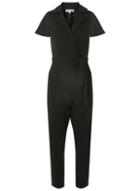 Dorothy Perkins Petite Black Angle Sleeve Jumpsuit