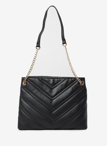 Dorothy Perkins Quilt Chain Handle Shopper Bag