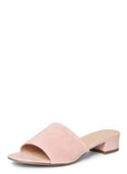 Dorothy Perkins Pale Pink 'foster' Heeled Mules