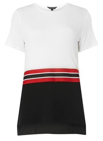 Dorothy Perkins Ivory Colourblock T-shirt