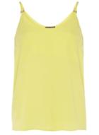Dorothy Perkins Yellow Detailed Trim Camisole Top