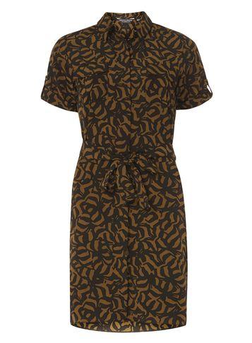 Dorothy Perkins Animal Print Shirt Dress