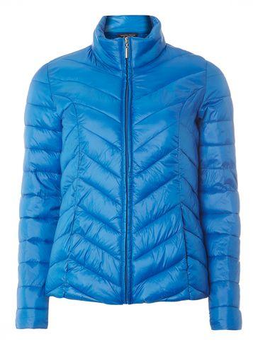 Dorothy Perkins Blue Chevron Pack-a-jacket