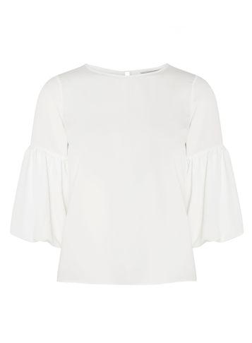 Dorothy Perkins Petite Ivory Puff Sleeve Blouse