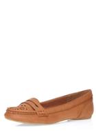 Dorothy Perkins Tan 'lace' Laser Cut Loafers