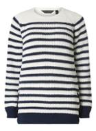 Dorothy Perkins Stripe Eyelet Tie Side Jumper