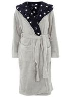 Dorothy Perkins Grey And Navy Star Dressing Gown