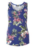 Dorothy Perkins Blue Tropical Print Vest