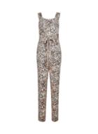 Dorothy Perkins Sienna Blush Animal Print Jumpsuit