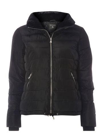 Dorothy Perkins Black Faux Fur Collar Padded Jacket