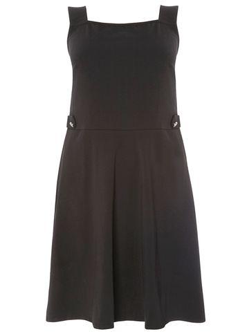 Dorothy Perkins Dp Curve Black Fit And Flare Sundress