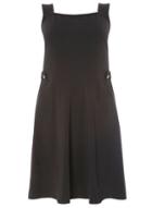 Dorothy Perkins Dp Curve Black Fit And Flare Sundress