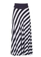 Dorothy Perkins *izabel London Navy Stripe Maxi Skirt